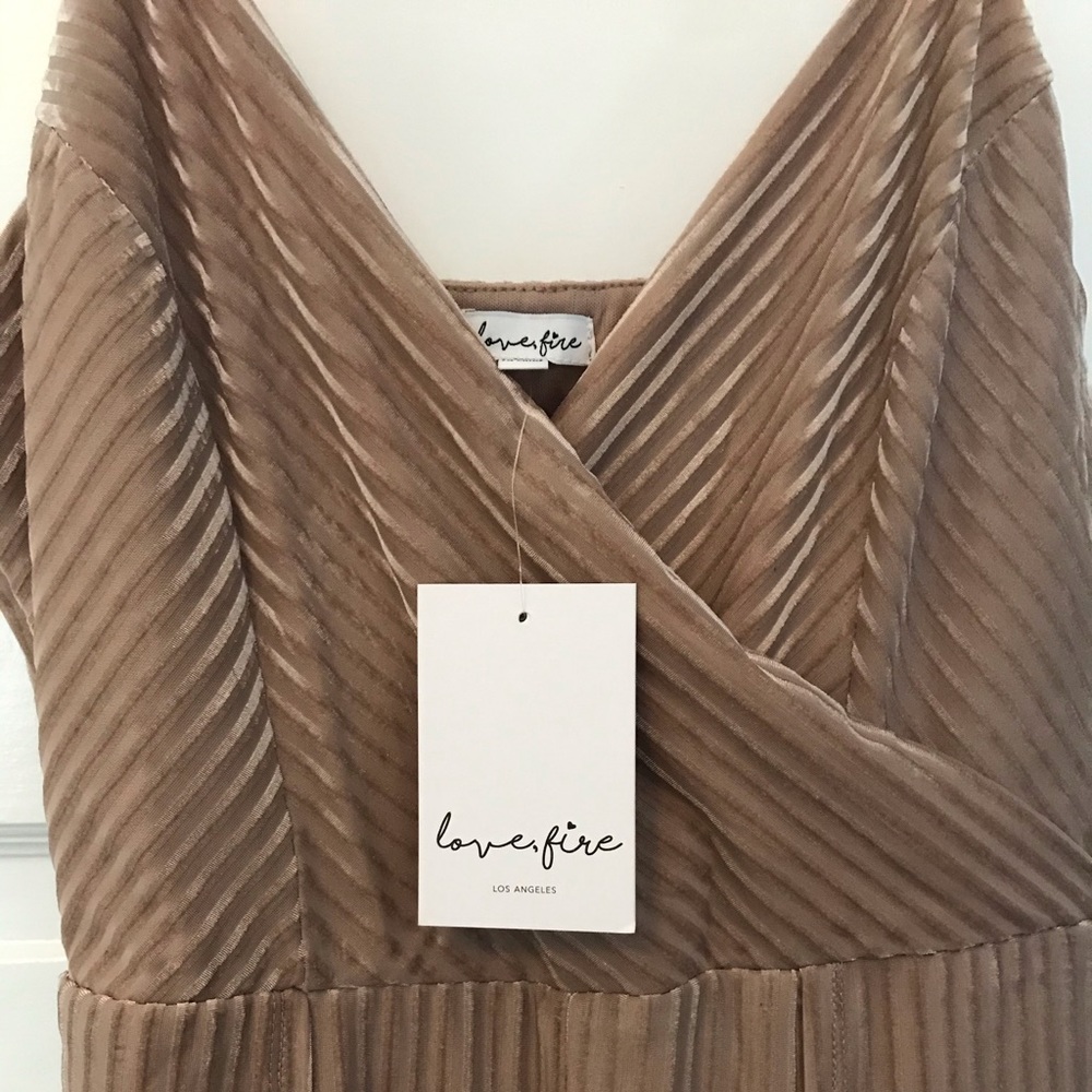 Love, Fire Ribbed Velvet Midi - Picture 3 of 5